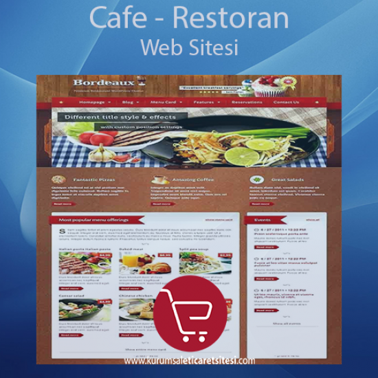 Kafe Restaurant Web Sitesi