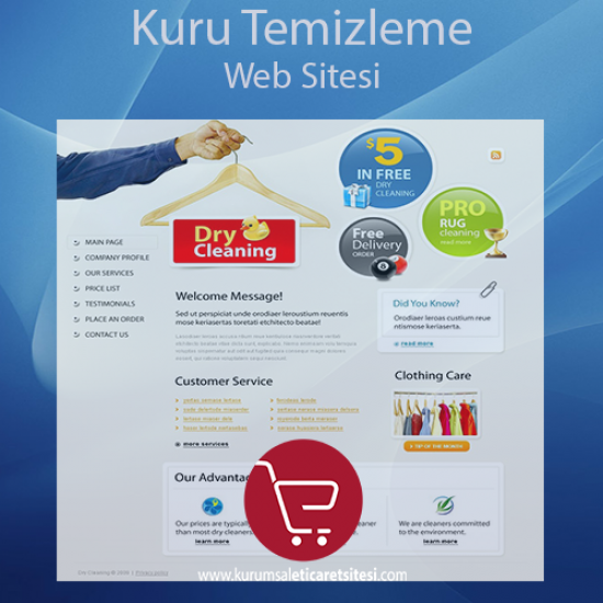 Kuru Temizleme  Web Sitesi