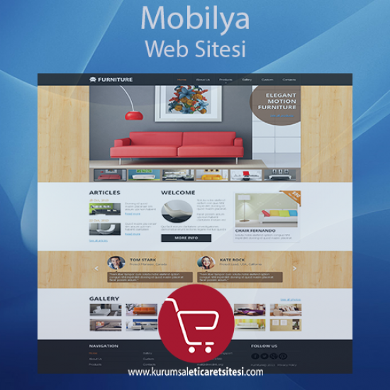 Mobilya Sektörü Web Sitesi