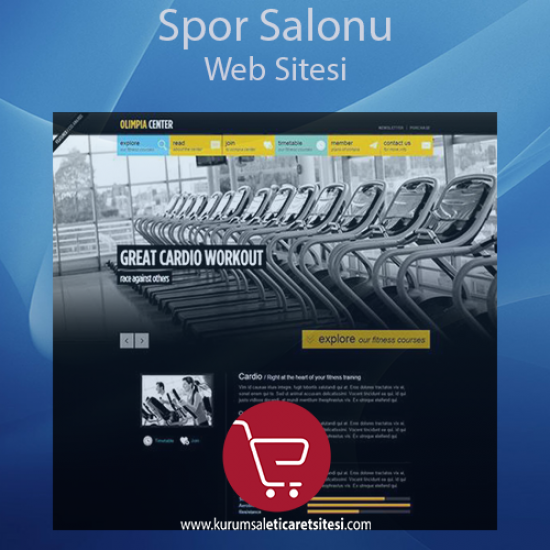 Spor Salonu Web Sitesi