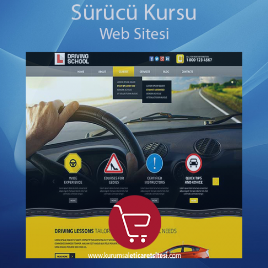 Sürücü Kursu Web Sitesi