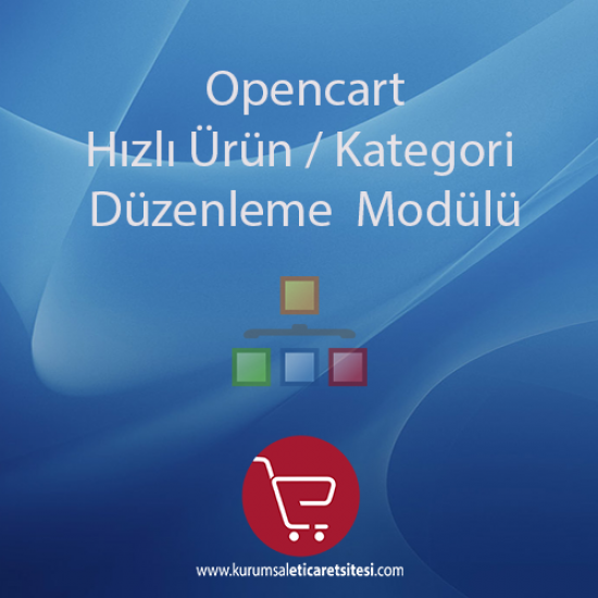 Opencart Hızlı Ürün/Kategori Düzenleme Modülü