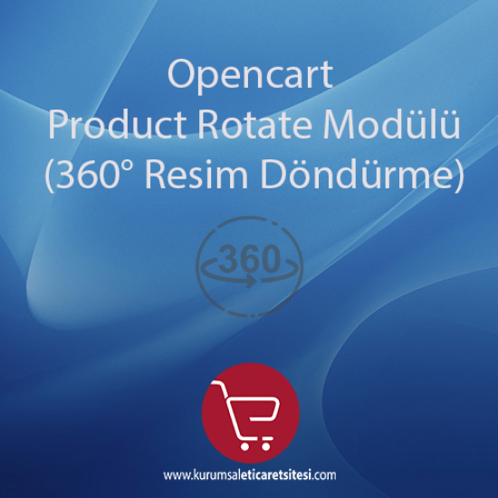 Opencart Product Rotate Modul (Ürün Resmi 360 ̊ Gösterme)